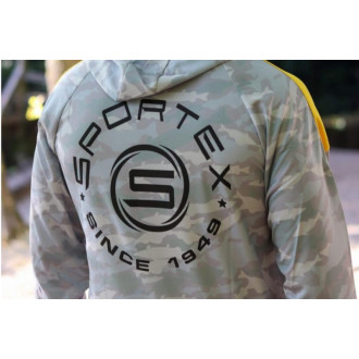 Triko Sportex s dlouhým rukávem UPF 50 žluto/šedá