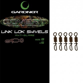 Obratlíky Gardner Covert Link Lok Swivels 5ks