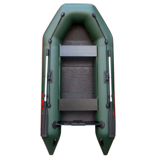 Nafukovací člun Elling Forsage 240 s pevnou skládací podlahou, zelený