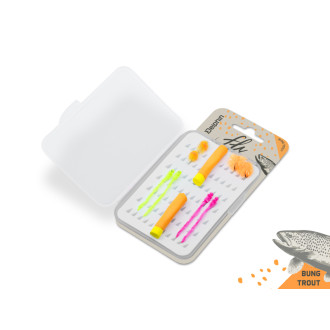 Sada umělých mušek Delphin FLY Bung Trout 10ks