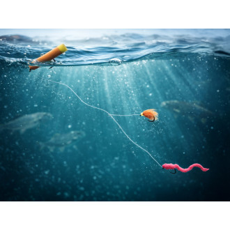 Sada umělých mušek Delphin FLY Bung Trout 10ks