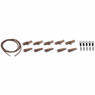 Sada Anaconda Quick Change Safety Lead Clip Kit Jungle 5ks