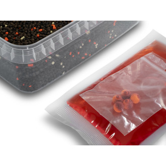 Pellet box Delphin Reaxe Ready&Go Losos - Rak 400g +120ml Booster + 10mm Wafters