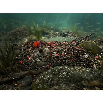 Pellet box Delphin Reaxe Ready&Go Losos - Rak 400g +120ml Booster + 10mm Wafters