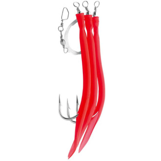 Návazcový systém Aquantic Rubber Makk červený