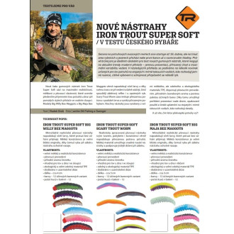 Nástraha Iron Trout Super Soft Big Maja Bee Maggots sýr 3cm 12ks