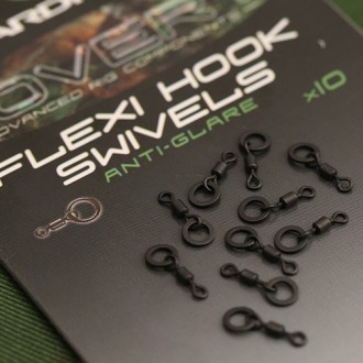 Obratlíky Gardner Covert Flexi Hook Swivels vel.20 10ks