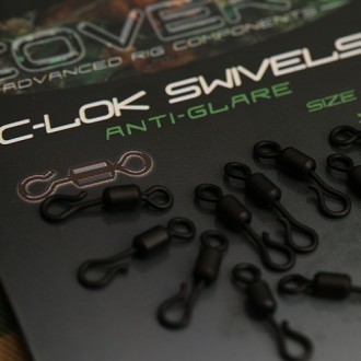 Obratlíky Gardner Covert C-Lok Swivels, vel.12 10ks