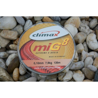 Climax šňůra 135m - miG 8 Braid Olive SB