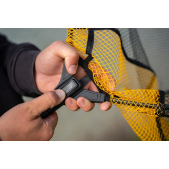 Přívlačový teleskopický SPORTEX podběrák s pogumovanou síťkou 60x50cm