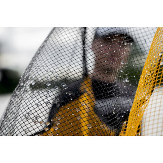 Přívlačový teleskopický SPORTEX podběrák s pogumovanou síťkou 60x50cm