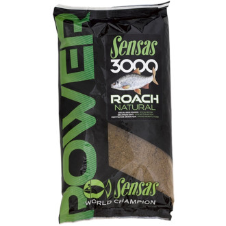 Krmení Sensas 3000 Power Roach Natural (plotice) 1kg