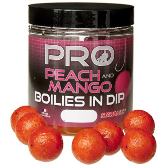 Boilies v dipu Starbaits Boilies In Dip Probiotic Peach - Mango 150g