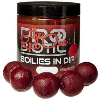 Boilies v dipu Starbaits Boilies In Dip Probiotic Red One 150g