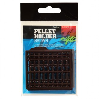 Zarážky na pelety Giants Fishing Pellet Holder Brown 3 ks