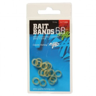 Silikonové kroužky Giants Fishing Bait Bands 15ks