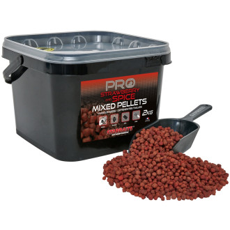 Pelety Starbaits Mixed Probiotic Strawberry Spice 2kg