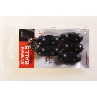 Hell-Cat Chrastítko Scream Balls Black,5ks