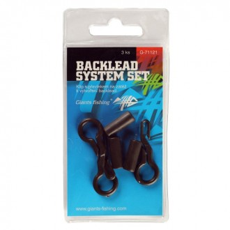 Kompletní klip na zátěž Giants Fishing Backlead System 3ks