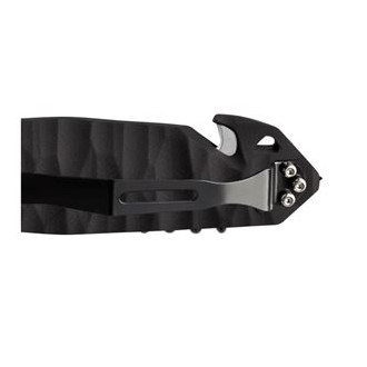 CAC ARMY KNIFE TEXTURED PA6 FV BLACK HANDLE