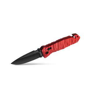 CAC S200 FRENCH ARMY KNIFE TEXTURED G10 RED HANDLE