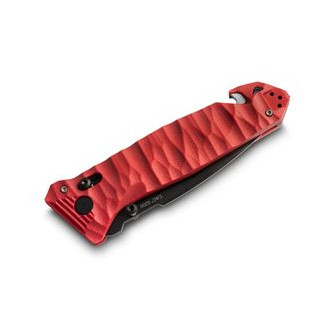 CAC S200 FRENCH ARMY KNIFE TEXTURED G10 RED HANDLE