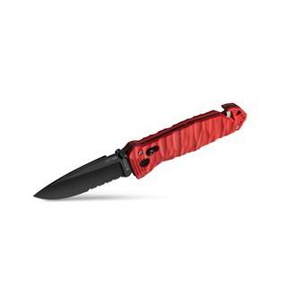 CAC S200 FRENCH ARMY KNIFE TEXTURED G10 RED HANDLE