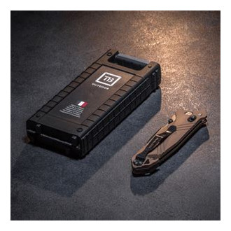 CAC S200 FRENCH ARMY KNIFE TEXTURED PA6 FV ARMY GREEN HANDLE