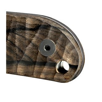 COMMANDEUR ALL PURPOSE KNIFE  G10 ZIRICOTE WOOD HANDLE / KYDEX SHEATH