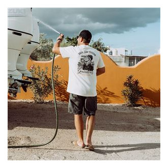 Dark Seas X Grundens Portsmith SS T-Shirt  Natural XXL