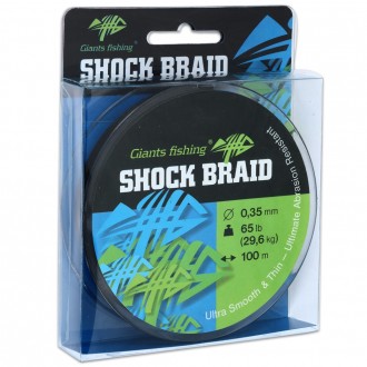 Šoková šňůra Giants Fishing Shock Braid 100m