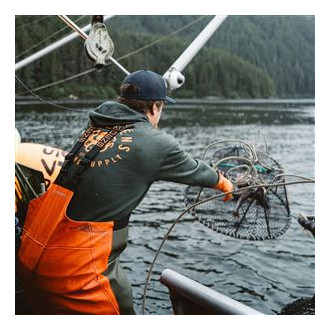 Displacement DWR Hoodie  Deep Forest S