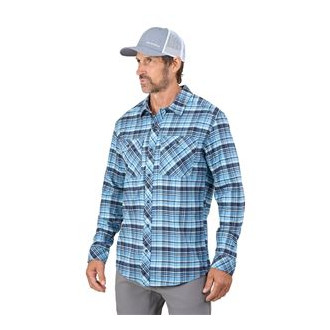 Dungeness Seawool Flannel Shirt  Captain´s Blue XXL
