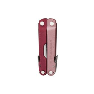 LEATHERMAN REBAR - HEATHERED CRANBERRY/CRANBERRY SHEATH/ BOX-INT