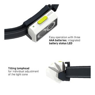 LEDLENSER NEO3 BÍLO-LIMETKOVÁ