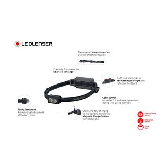 LEDLENSER NEO5R ČERNO-ŠEDÁ