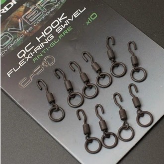 Obratlík Gardner Covert QC Flexi Ring Swivels vel.12 10ks
