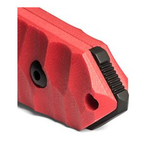 MARAUDEUR SURVIVAL KNIFE G10 RED HANDLE / SERRATED BLADE + KYDEX SHEATH