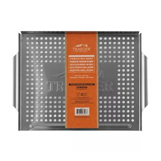 STAINLESS STEEL GRILL BASKET