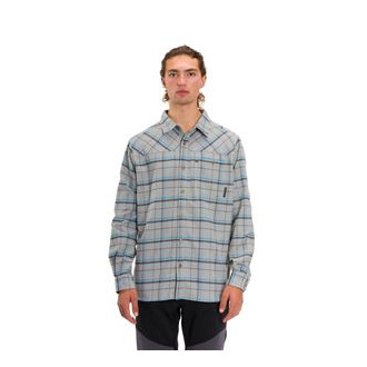 Steelhead Flannel Metal Plaid L