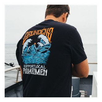 Support Fishermen SS T-Shirt  Black 3XL