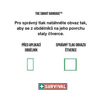 Tlakové obinadlo Survival Smart Bandage CZ