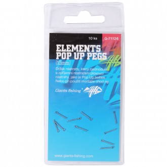 Kolíček s očkem Giants Fishing Elements Pop Up Pegs 10ks