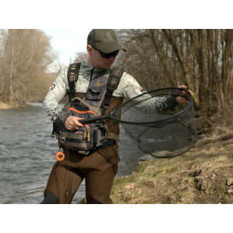 Přívlačový podběrák Delphin SHORX 45x35cm