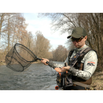 Přívlačový podběrák Delphin SHORX 45x35cm