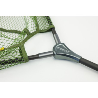 Kaprařský podběrák SPORTEX s pogumovanou síťkou 42" olivový