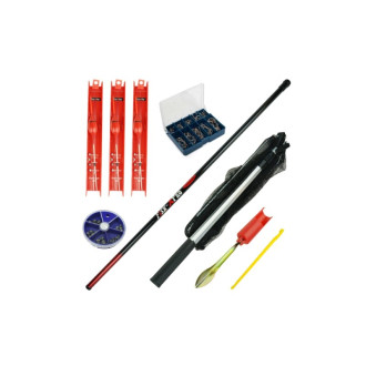 SET BIČ 3m podběrák + háčky + návazce s plovákem + příslušenství