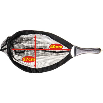 Skládací raketový podběrák s taškou (obvod100cm / oko9x9mm)