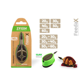 Krmítko Zfish Method Feeder Feeda X