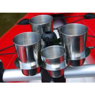 Sada nerezavějících sklenic 3x60ml 3x150ml v pouzdře